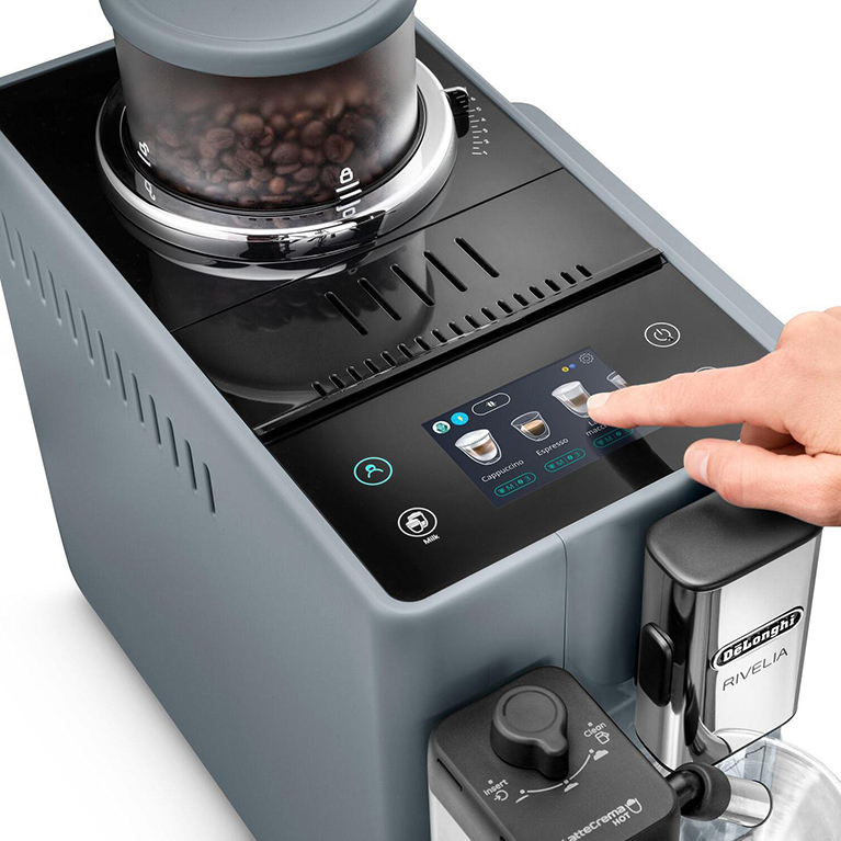 Кофемашина автоматическая Delonghi EXAM440.55.G Rivelia Perfetto серый