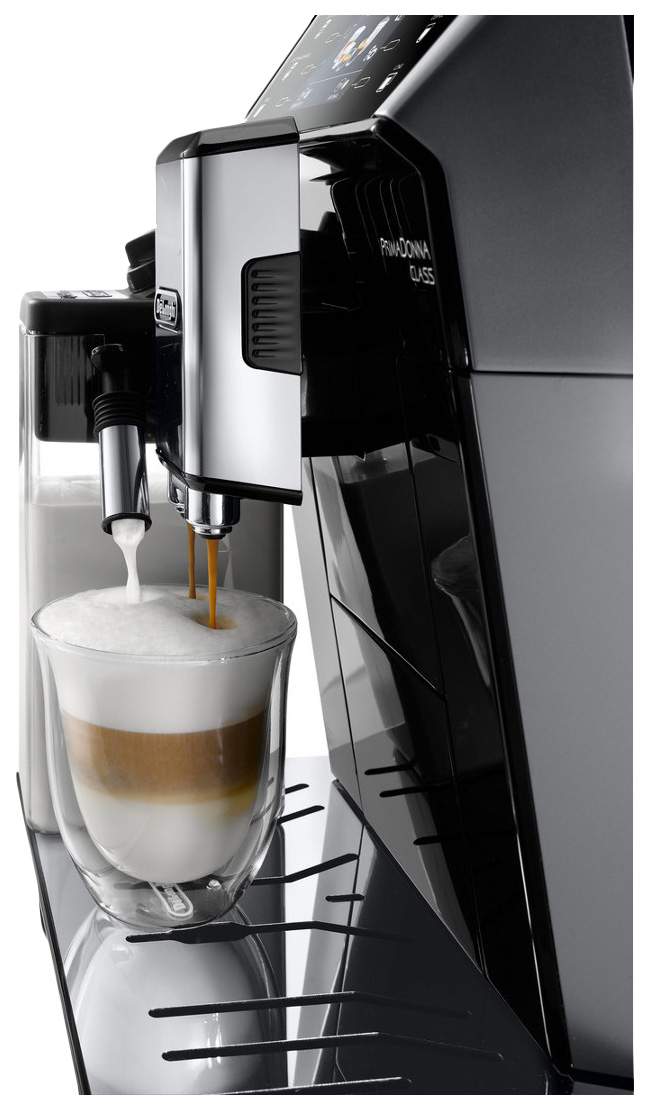 Кофемашина автоматическая DeLonghi PrimaDonna Class ECAM550.55.SB Серебристая, черная
