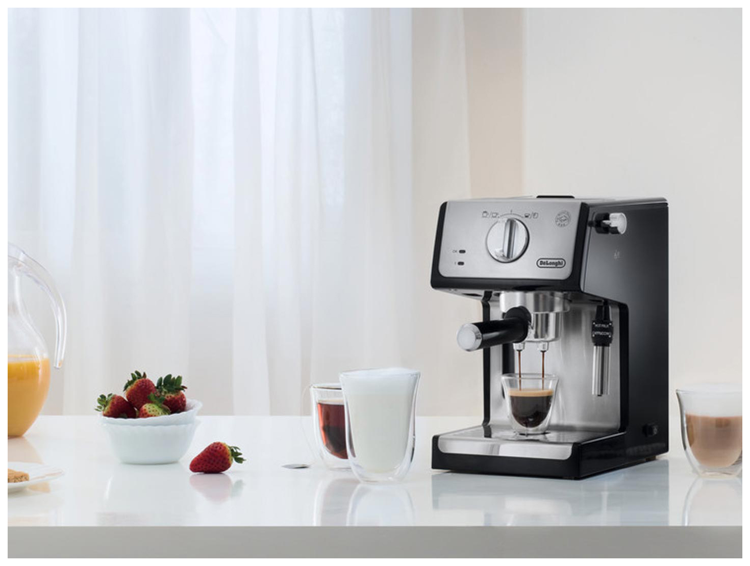 Кофеварка рожкового типа DeLonghi ECP 35.31 132104159 Серебристый, черный
