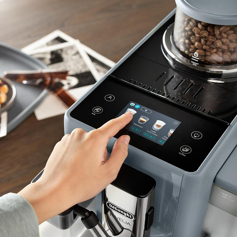 Кофемашина автоматическая Delonghi EXAM440.55.G Rivelia Perfetto серый