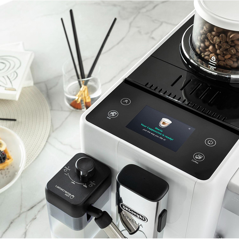 Кофемашина автоматическая DeLonghi EXAM440.55.W Rivelia Perfetto белый