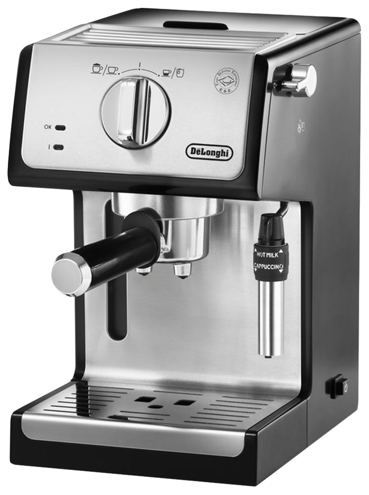 Кофеварка рожкового типа DeLonghi ECP 35.31 132104159 Серебристый, черный