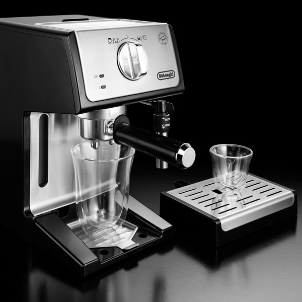Кофеварка рожкового типа DeLonghi ECP 35.31 132104159 Серебристый, черный