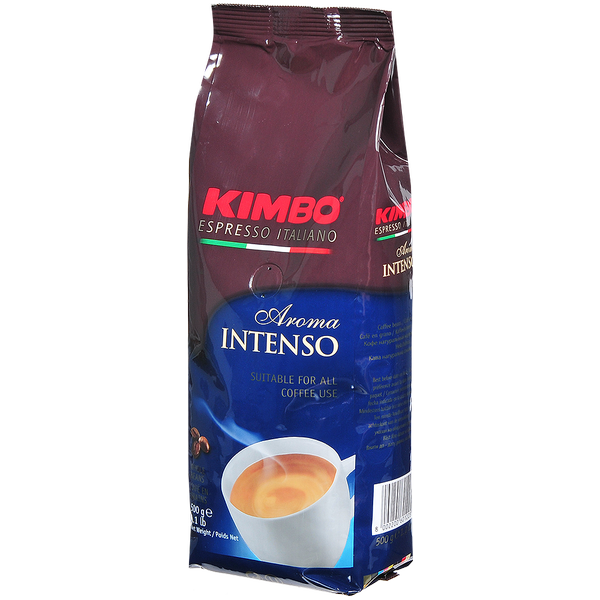 Кофе Kimbo aroma intenso насыщенный зерно 500 г