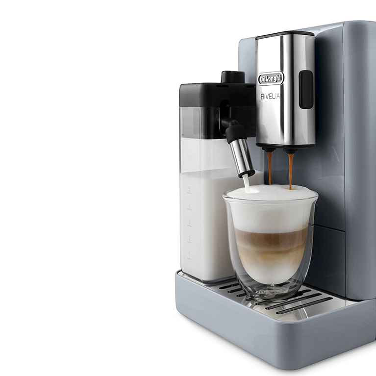 Кофемашина автоматическая Delonghi EXAM440.55.G Rivelia Perfetto серый