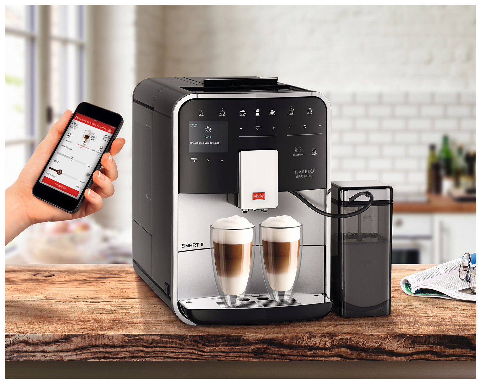 Кофемашина автоматическая Melitta Caffeo Barista TS Smart F 850-101
