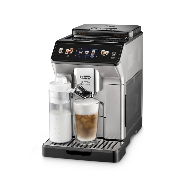 Кофемашина автоматическая Delonghi ECAM450.55.S Eletta Explore серебристый