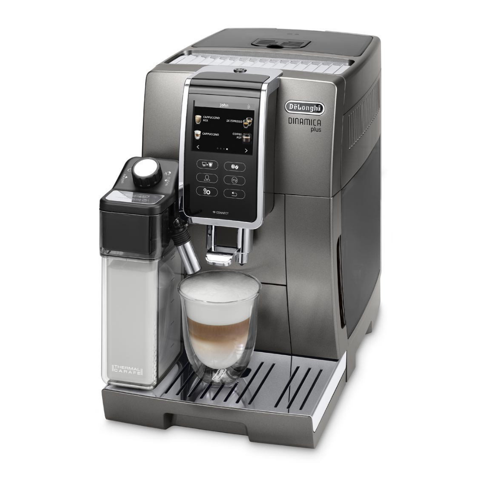 Кофемашина автоматическая DeLonghi Dinamica Plus ECAM370.95.T титан