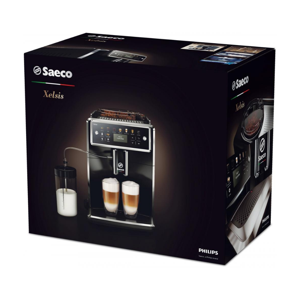 Кофемашина автоматическая Saeco Xelsis SM7580/00 Черный
