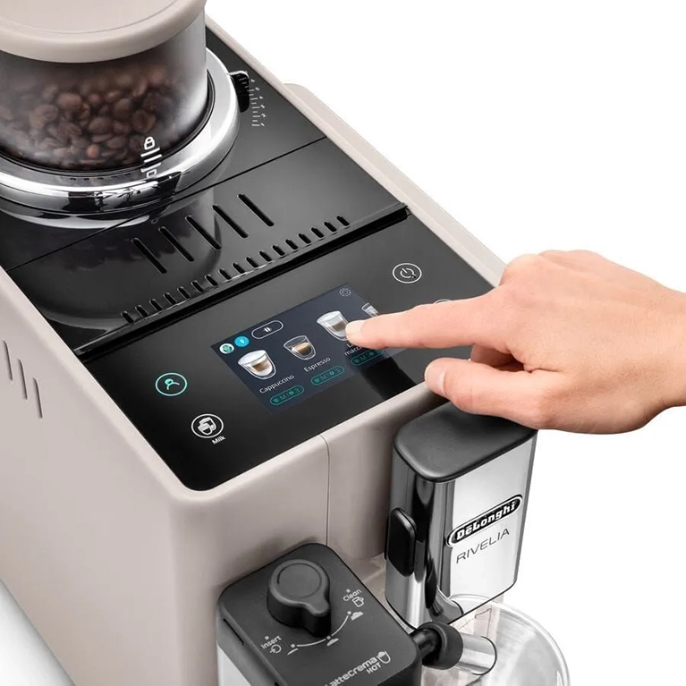 Кофемашина автоматическая DeLonghi EXAM440.55.BG Rivelia Perfetto бежевый
