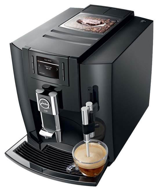 Кофемашина автоматическая Jura E80 Piano Black 