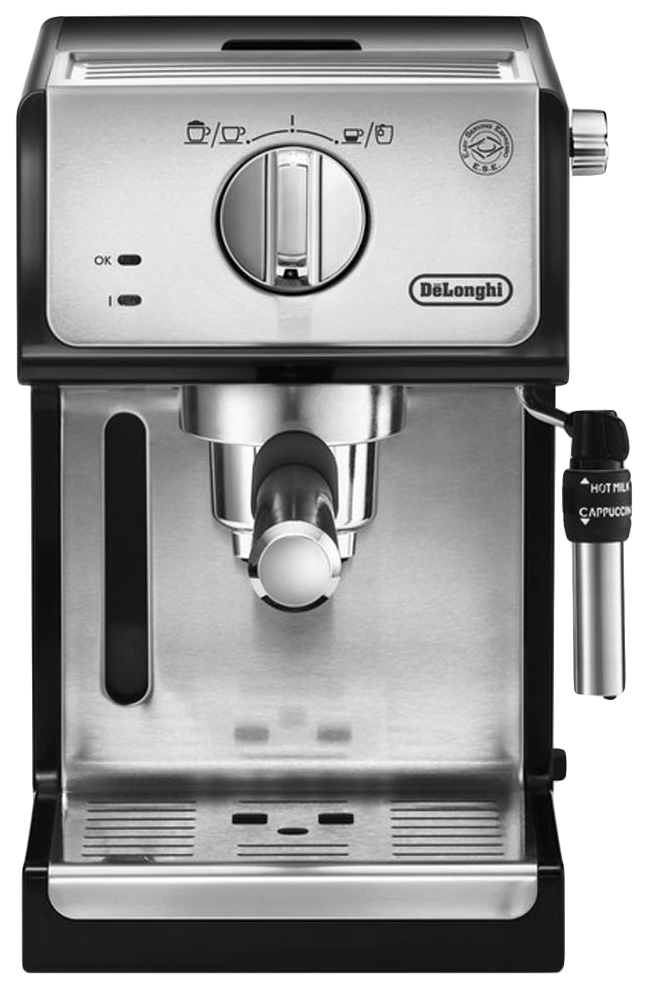 Кофеварка рожкового типа DeLonghi ECP 35.31 132104159 Серебристый, черный