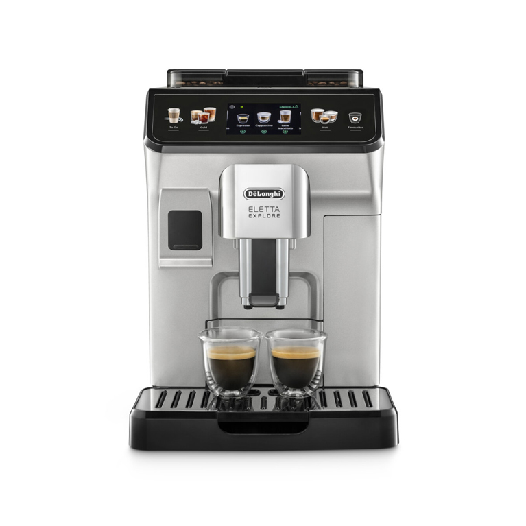 Кофемашина автоматическая Delonghi ECAM450.55.S Eletta Explore серебристый