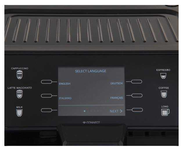 Кофемашина автоматическая DeLonghi PrimaDonna Class ECAM550.55.SB Серебристая, черная